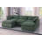 6 - Piece U Shape Sectional Sofa Cloud Couch With Removable Ottomans-526532432
