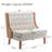 Adeele 44'' Reception Loveseat-1942178126
