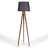 Eclipse Brown / Black Drum Shade Floor Lamp