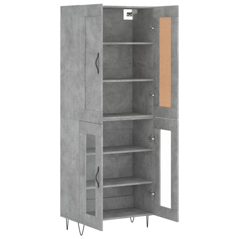 69.5cm Sideboard, Concrete Grey