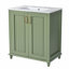 Meuble-lavabo 30 po avec lavabo en céramique-570241198