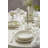 Elegant 18-Piece Dinner Set, White Porcelain | 6 Service Plates (9.4 in), 6 Deep Plates (9.1 in), 6 Bowls (5.9 in) | Microwave-Safe & Dishwasher-Safe | Perfect for Formal Dining & Everyday Use, Durable & Stylish Design