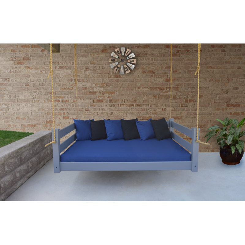 Devell Hanging Daybed, Graphite, Full / Double