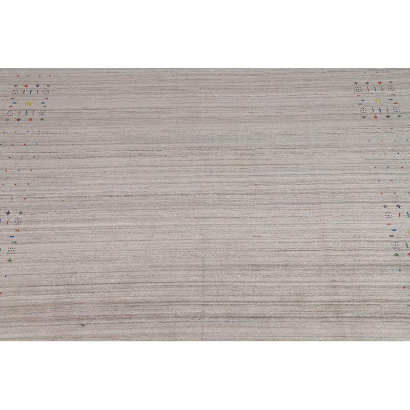Tapis indien rayé Gabbeh 8