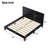 Solid Wood Platform Bed-1936849886