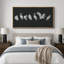 «Black Minimal Bird Illustration», impression moderne sur toile encadrée-131099758-131099756