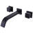 Wall Mounted Optional 2-handle Bathroom Faucet