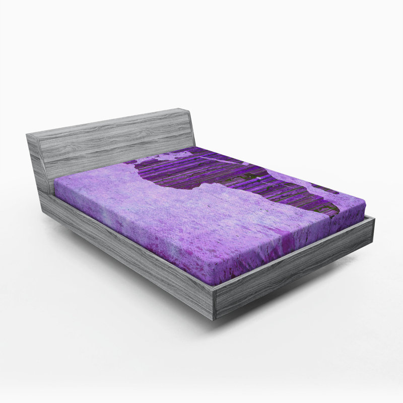Microfiber Patterned Fitted Sheet, Full Fitted Sheet