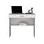 Bureau d'écriture 80 C, poste de travail compact avec tiroir et tablette inférieure-1484941908
