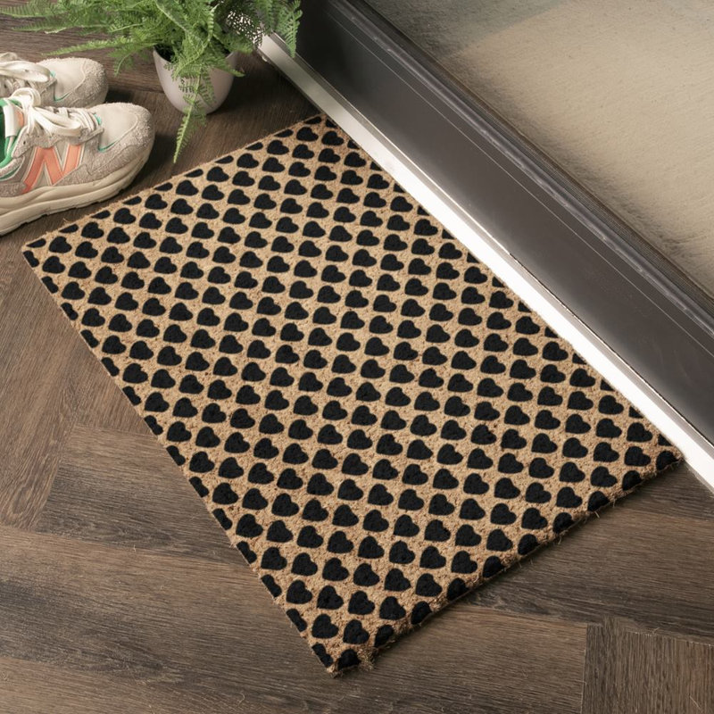 Beyers Area Rug, Black/Yellow