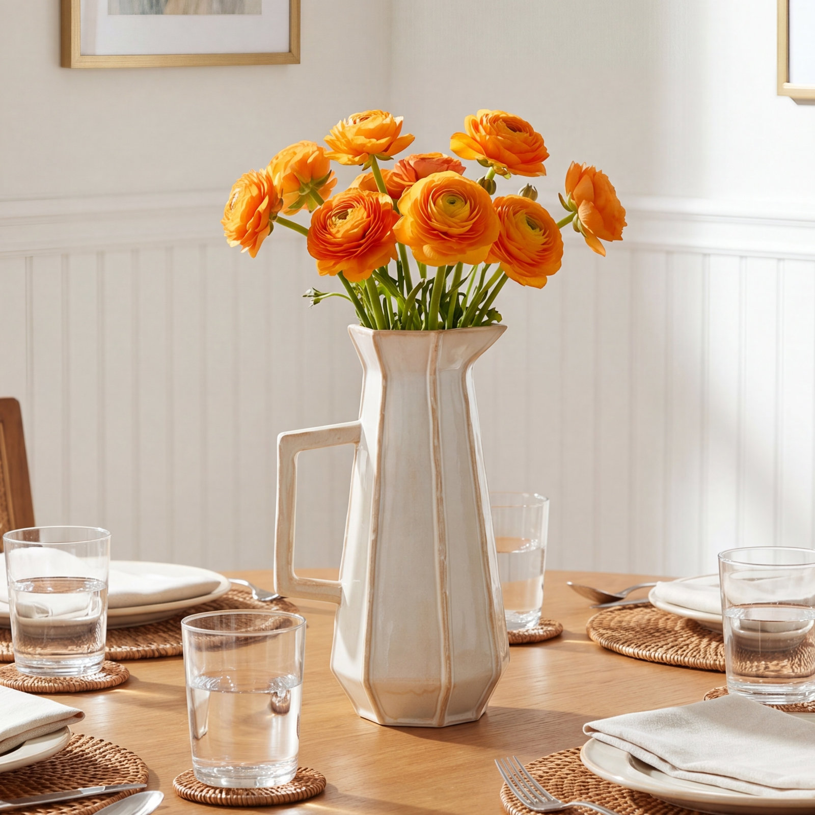 Allonia 14'' Handmade Ceramic Table Vase