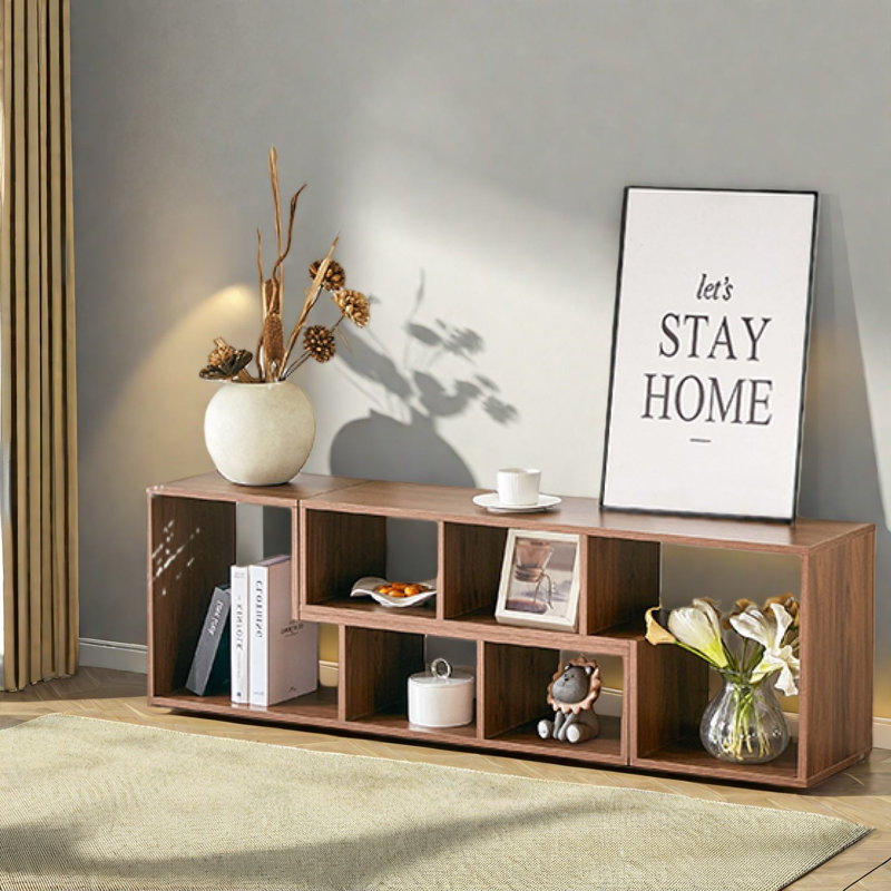 Meuble télé extensible et centres de divertissement, MDF Wood Modern Home