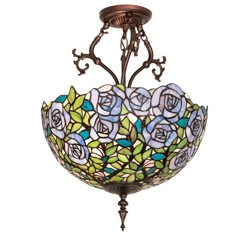 3 - Light Semi Flush Mount