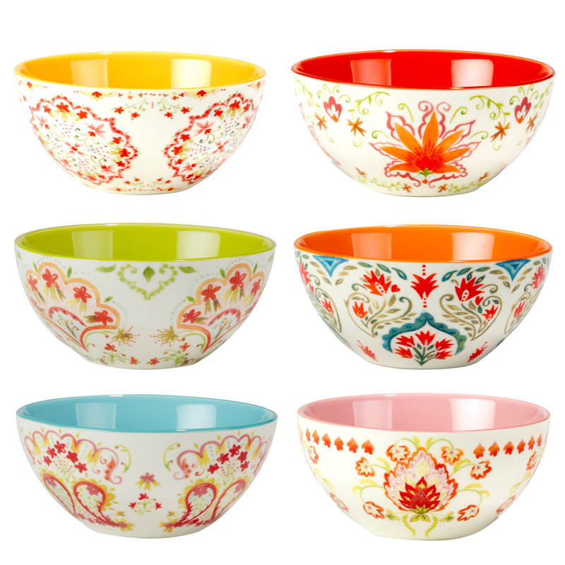 Ensemble de 6 bols polyvalents certifiés Francesca