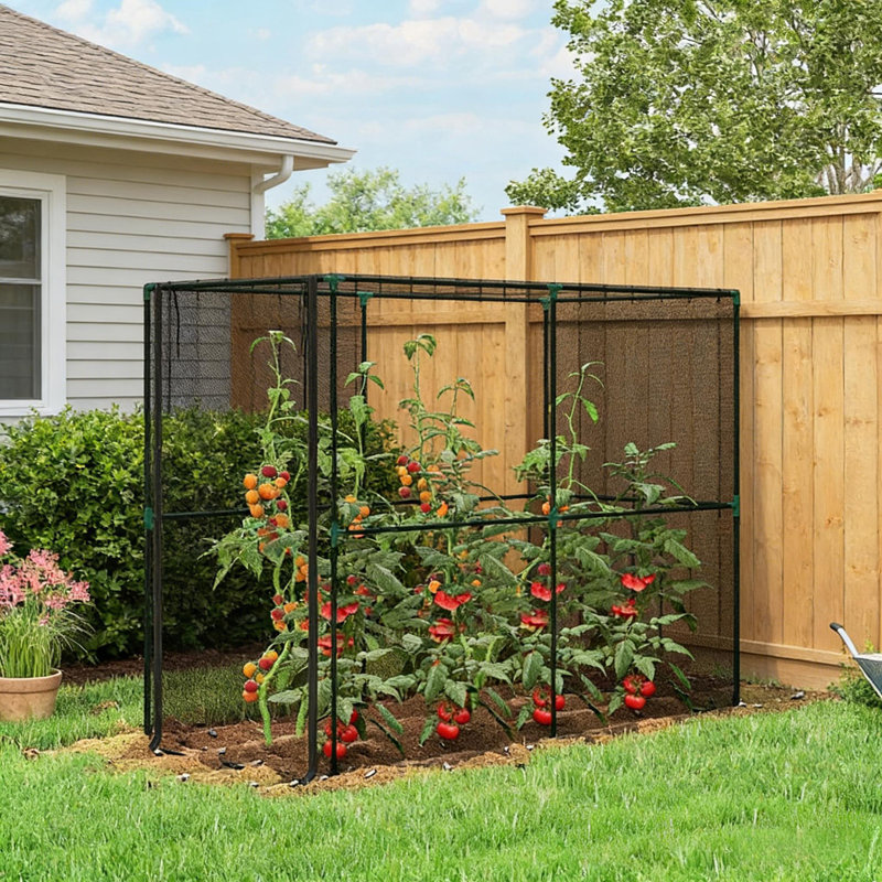 Tente de protection des plantes, cage de plantes, housse de protection des légumes, des fleurs et des fruits, Noir