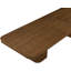 Table à manger en bois massif et placage de chêne de 112 à 160 po Gascon-1056135200