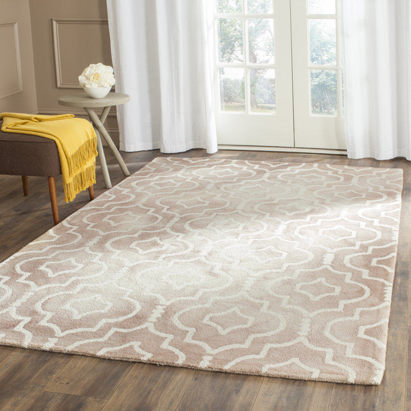 Tapis beige / ivoire Dip Dye 538, Rectangle 6 pi x 9 pi