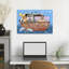 Noah'S Ark Adventure Abstract Contemporary Bird Cow Crab Ocean Wildlife Wall Art Print by Carla Daly - Wrapped Canvas Print-849020896