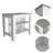 Kitchen Island, Three Concealed Shelves
