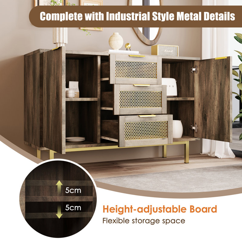 Akiesha 120cm Sideboard