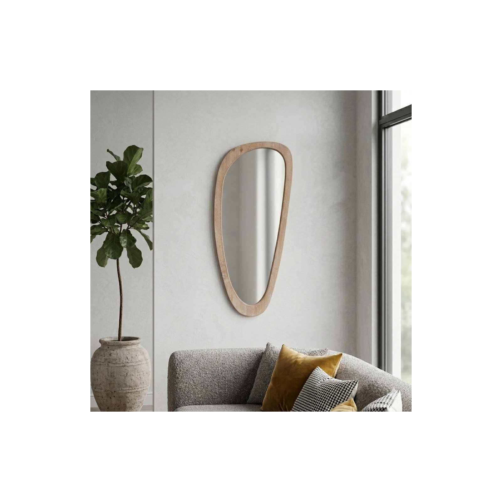 Neptune Egg Shaped Mirror