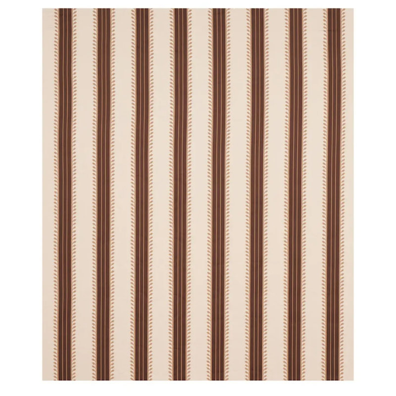 Etruscan Stripe Fabric, Brown