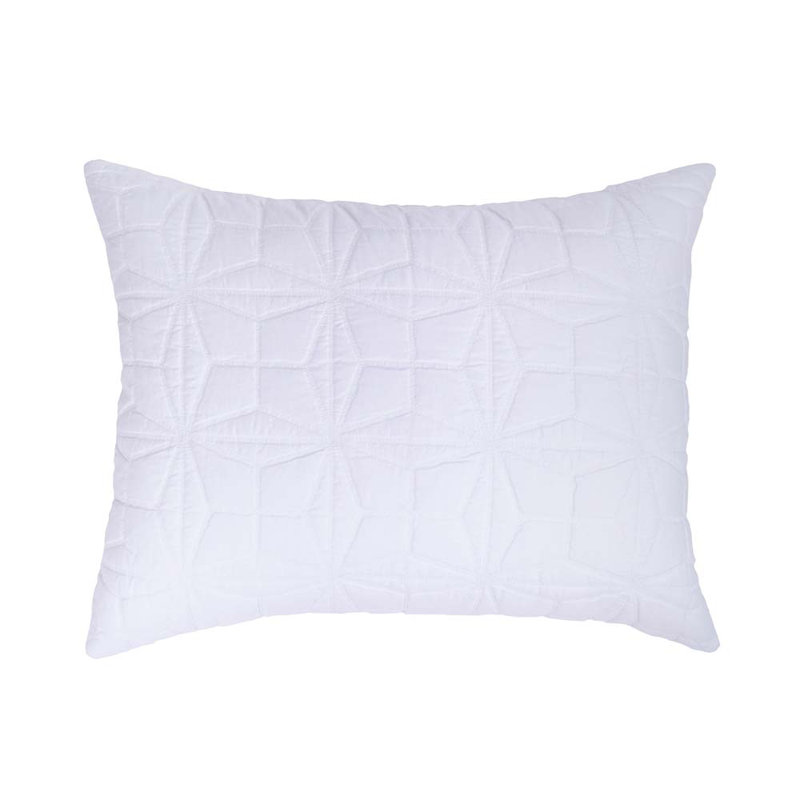 Gerdemie Cotton Blend Sham, Standard, White