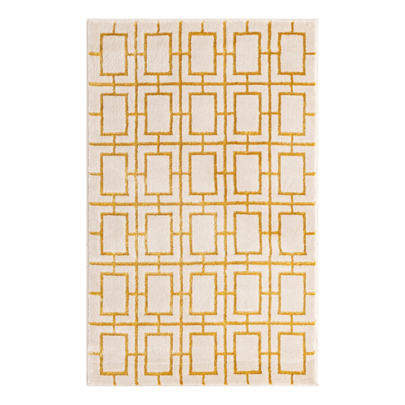 Geometric Area Rug, Rectangle 94cm x 160cm
