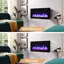 WILTON FLAMEKO Black Electric Fireplace-1073698358