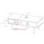 Wood and Faux Marble Coffee Table-29666709