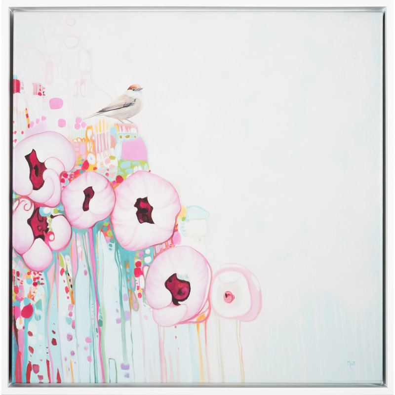 Make A Wish by Marti Leroux - Floater Frame Painting on Canvas
