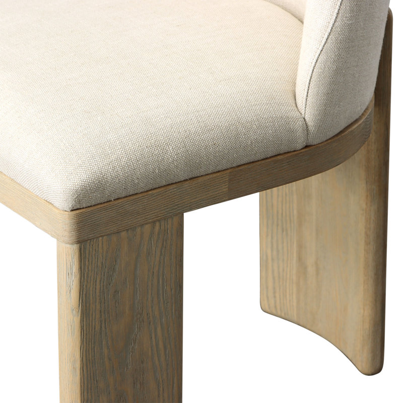 Alistair Polyester Upholstered Dining Chair, Sand, Beige