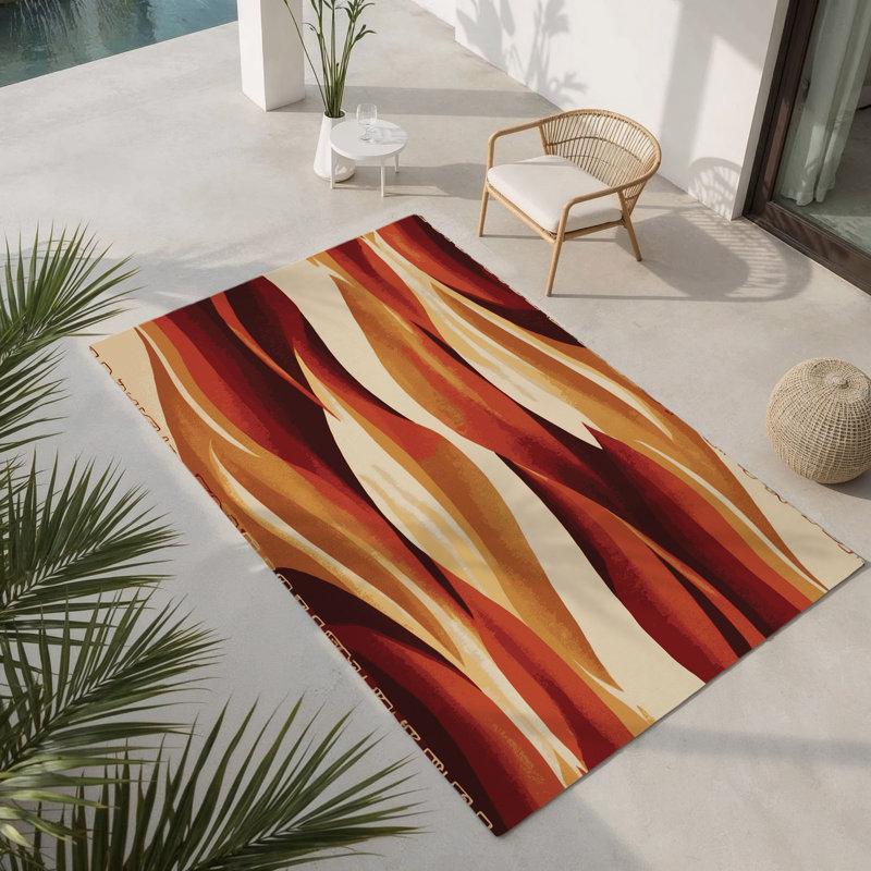 Twilight Splendor Indoor And Outdoor Area Rug, Rectangle 3' x 5'