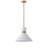 1-LED dimmable white glass pendant light