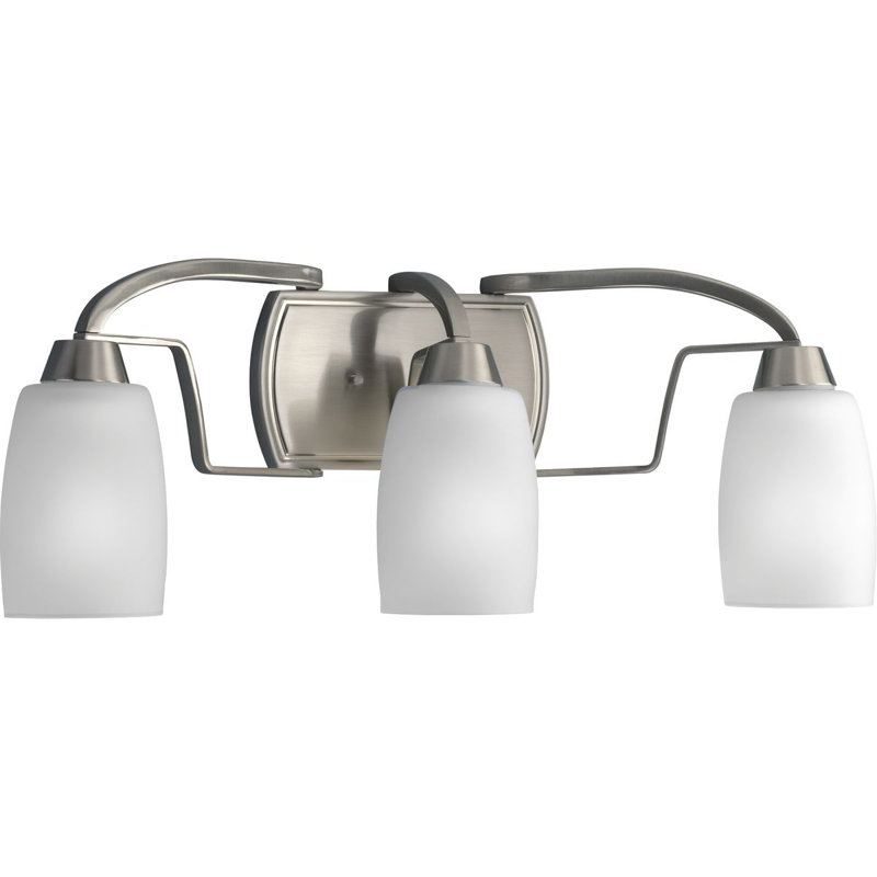 Charleston 3 - Light Dimmable Vanity Light, Brushed Nickel