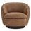 Fauteuil demi-tonneau en cuir Marcy Geniue