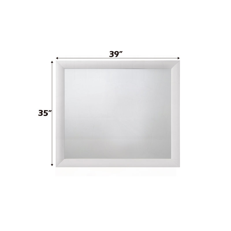 Miroir, Blanc