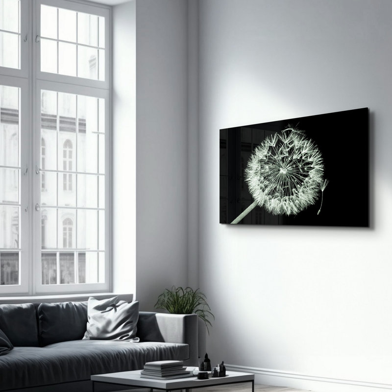 Peinture décorative en verre trempé