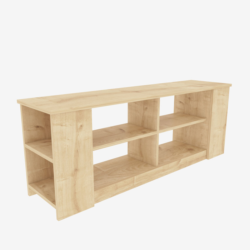 Moon TV Stand for TVs up to 65", Sapphire Oak
