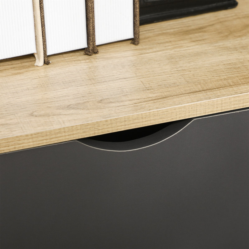 Sparta 180cm H x 80cm W Geometric Bookcase