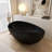 63''Wavy Solid Surface Bathtub, Freestanding Soaking Bathtub-111987434