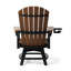 Chaise pivotante Featherstone Adirondack, noire-130678689