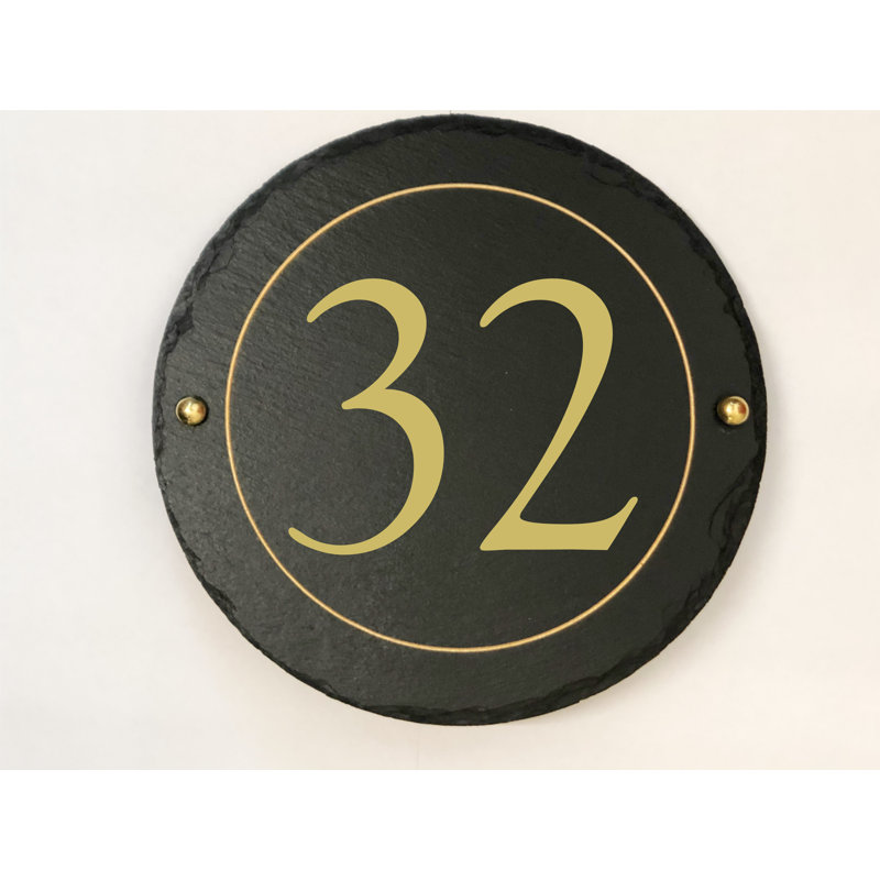 Easingwold 24cm H Stone House Number, 32
