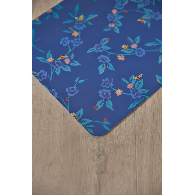 Flora Fauna Greenwich Flowers Feeding Mat