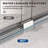 UKD07N Countess 56 to 60 in. x 72 in. H Semi-Frameless Double Sliding Shower Door in Chrome with 1/4 in. (6.35mm) Clear Glass-122140301-122140304
