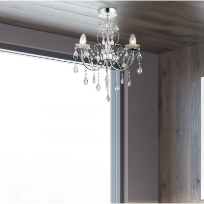 Osias Glass Semi Flush Mount