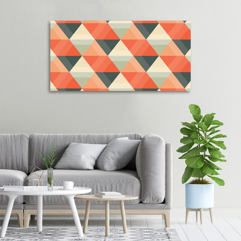 Geometric Background - Wrapped Canvas Print