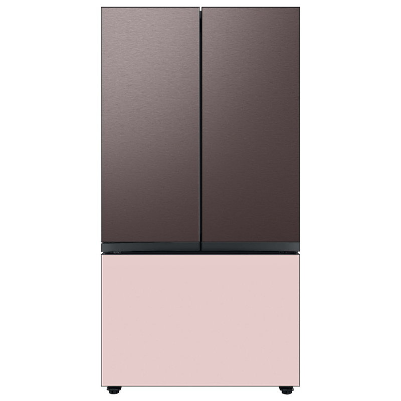 Samsung 24 cu. ft. Smart Bespoke 3-Door French-Door Refrigerator with Customizable Panel Colors and AutoFill Water Pitcher in Custom Panel-Ready