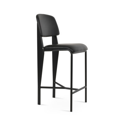 Cove Upholstered Faux Leather Counter Stool