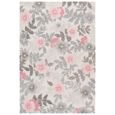 Jardin Hand Tufted Wool;Cotton Floral Indoor Rug